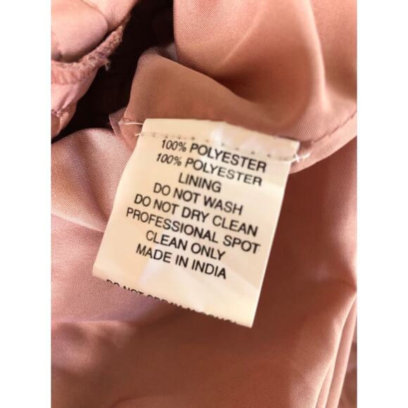 Mac Duggal 70260 Dress Floral Beadwork Sleeveless Midi Sheath Rose Pink NWT 10 - Picture 7 of 8